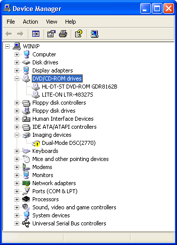 Windows device manager