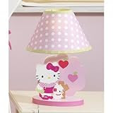 Hello Kitty & Puppy Lamp w/Shade