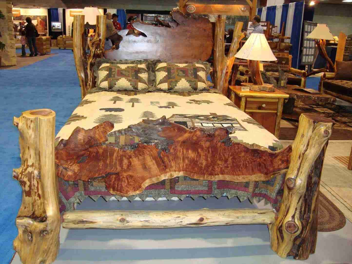 true handcrafted rustic log original. Designed and crafted using 