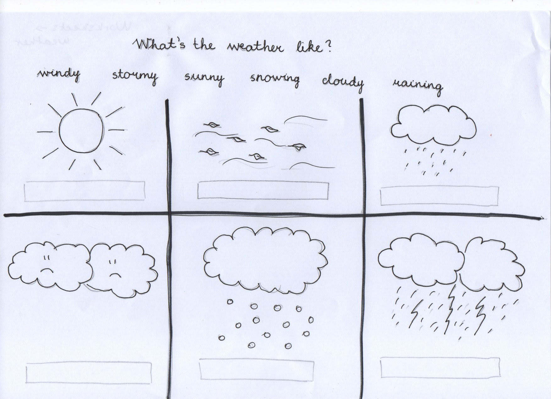 Pre-school - Weather
