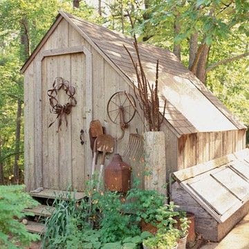 Saltbox Potting Shed