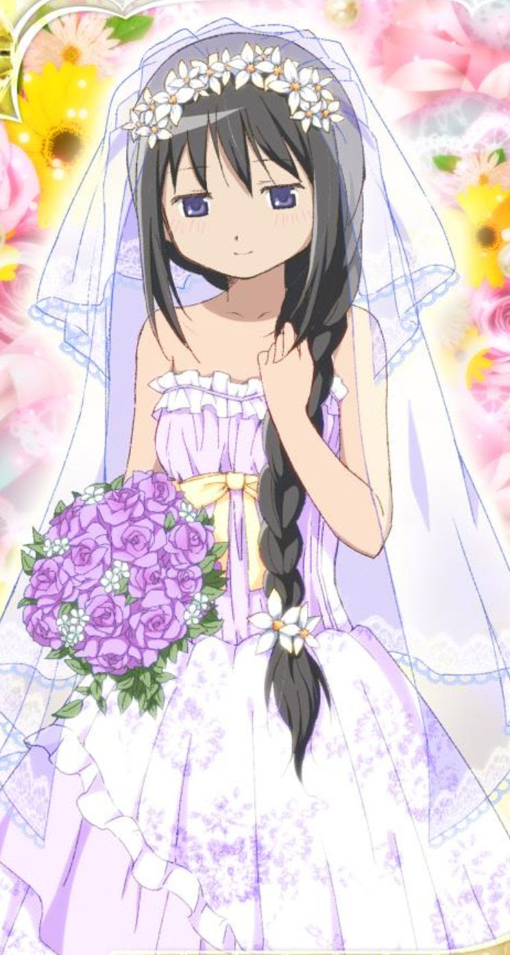 魔法少女まどか マギカ Iphone壁紙 画像 12 暁美ほむら Iphone5壁紙 744 1392 Ios7用 他 アニメ壁紙ネット Pc Android Iphone壁紙 画像