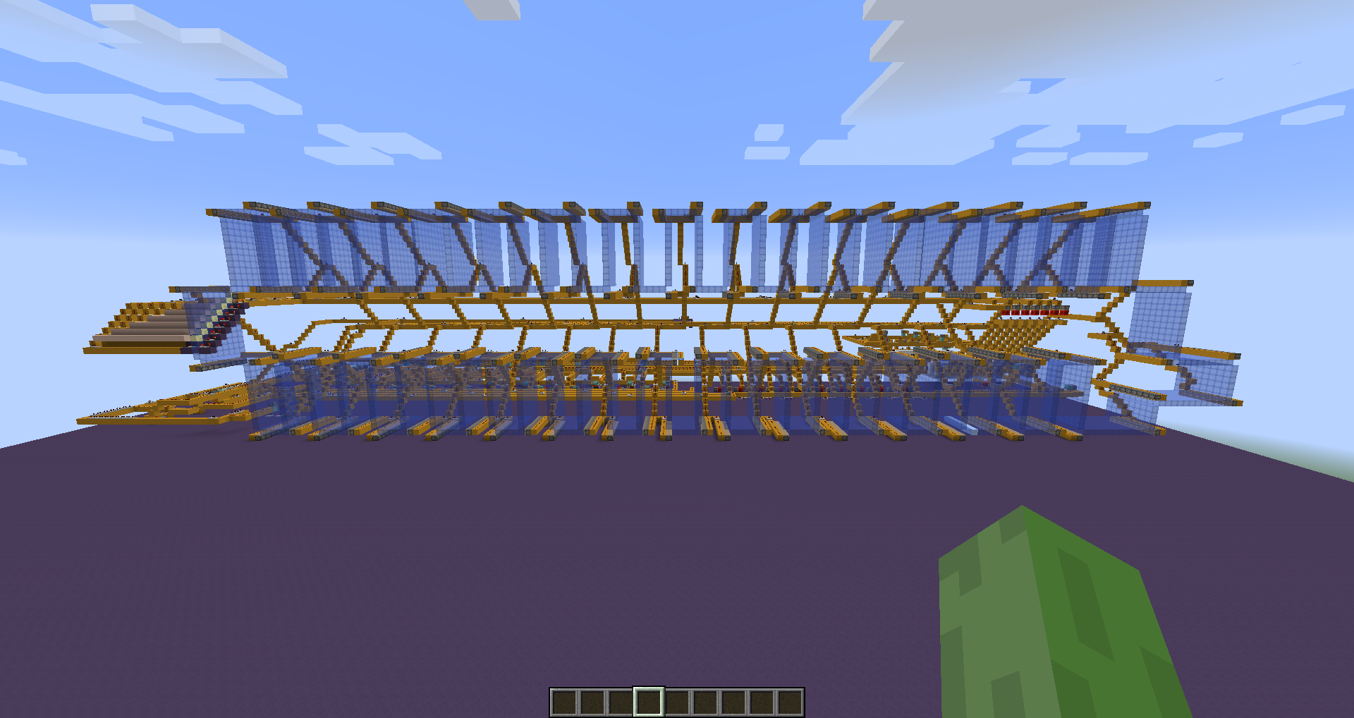 Minecraftで実際に動作する1kbの記憶装置を作成した強者が登場 Gigazine