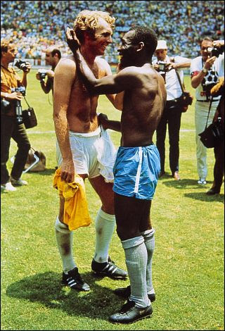Pele and Bobby Moore best footballers