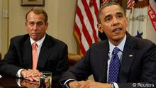 President Obama and Speaker of the House John Boehner. (Reuters/Larry Downing)