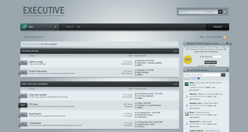 FinalPrestige - Executive v2.3.0 - Skin for IP Board v3.4.3 XML