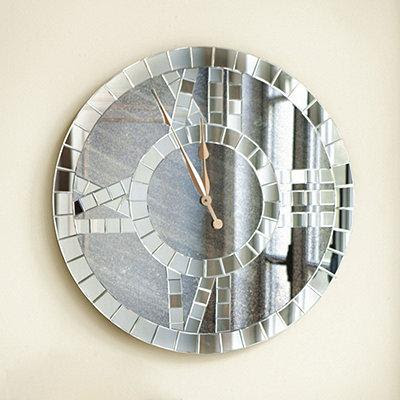 Home Design Photo Gallery on Clock   Home Accessories   Ballard Designs   Antiqued  Mirror  Clock