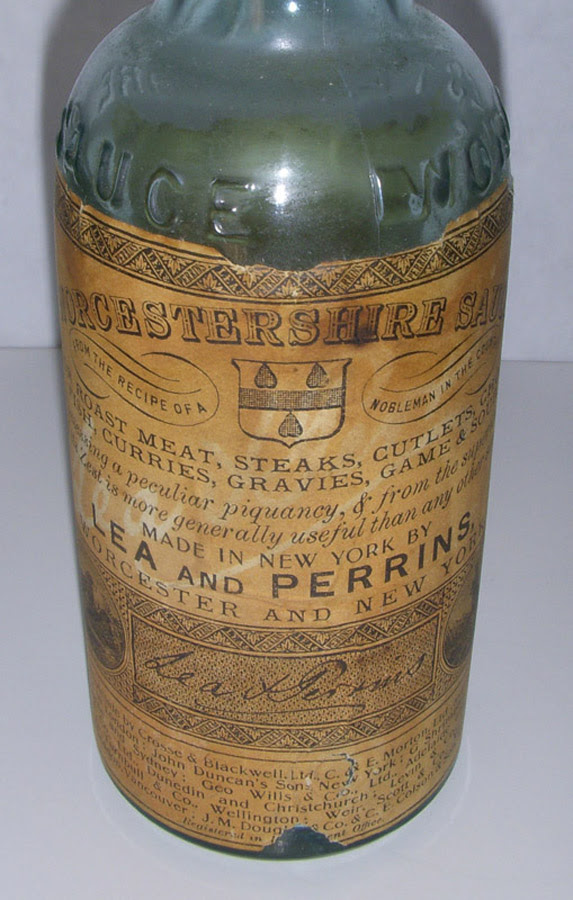 Wonderful 1890s Lea & Perrins Worcestershire Sauce Bottle