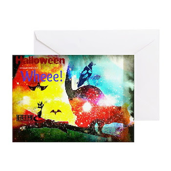 Halloween Fly By1 Greeting Cards (Pk of 10)