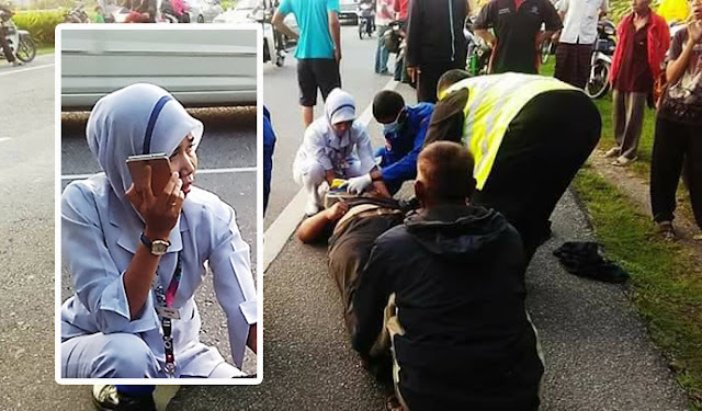 Jururawat Diangkat Sebagai Heroin Selepas Berhenti Untuk Selamatkan Mangsa Kemalangan Ketika Dalam Perjalanan ke Tempat Kerja