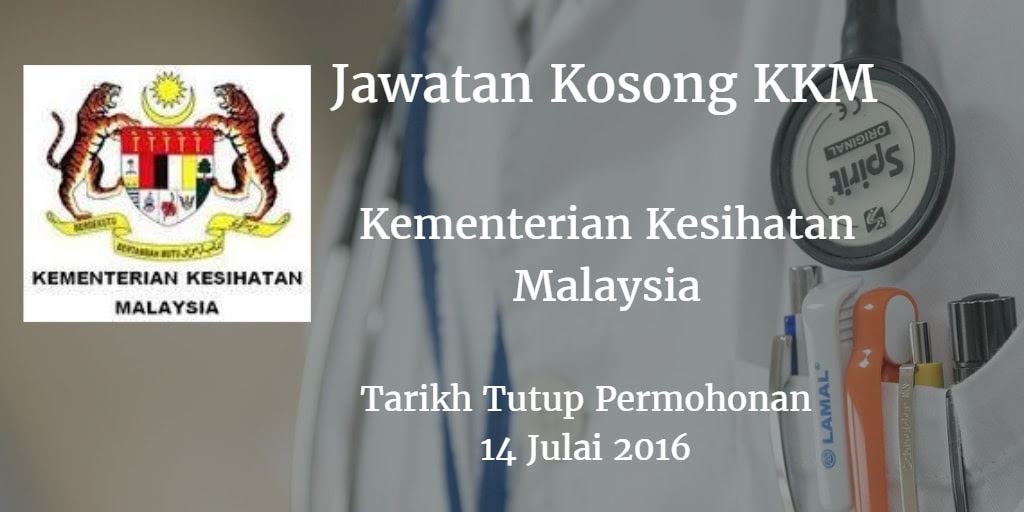 Jawatan Kosong KKM 14 Julai 2016