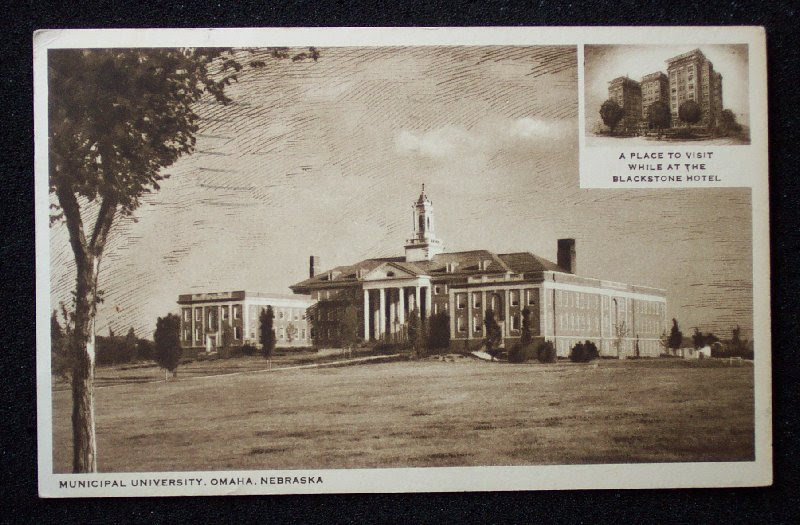 1950 municipal university blackstone hotel omaha ne pc ebay blackstone hotel omaha nebraska 800x525