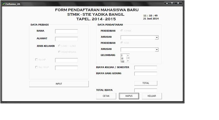 Pemrograman Delphi dengan menggunakan Procedure - SHARE 