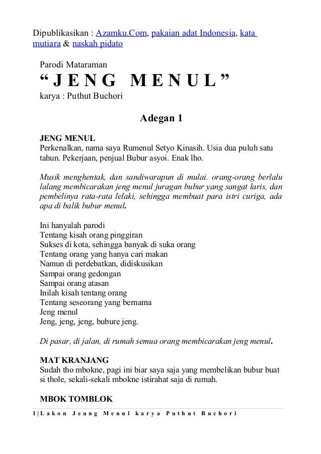 Contoh teks-naskah-drama-komedi