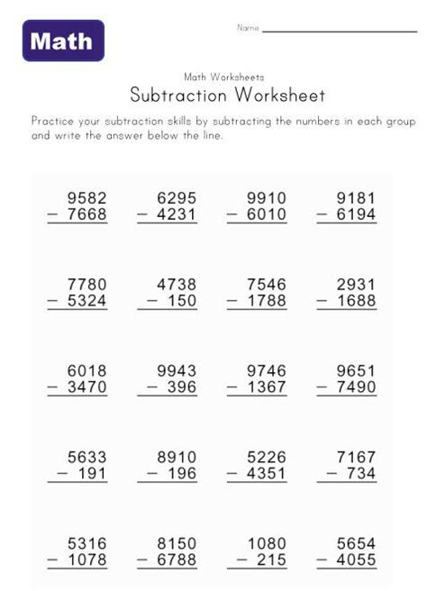 Printable multiplication worksheets can help kids learn. addition and subtraction worksheets grade 6 free printable
