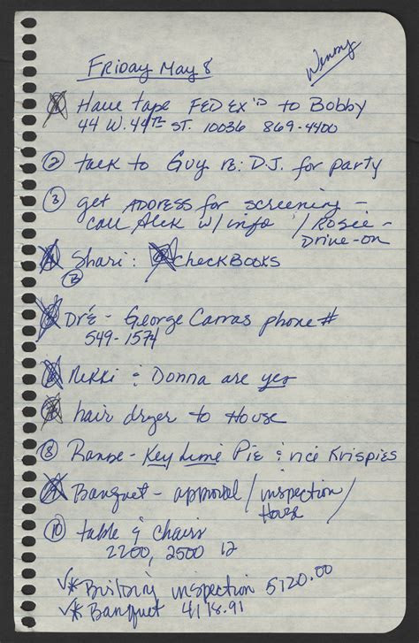 Michael ochs archives/getty images determining the first rock and roll record is sort of like claiming to have. Lot Detail - Madonna Handwritten To Do List