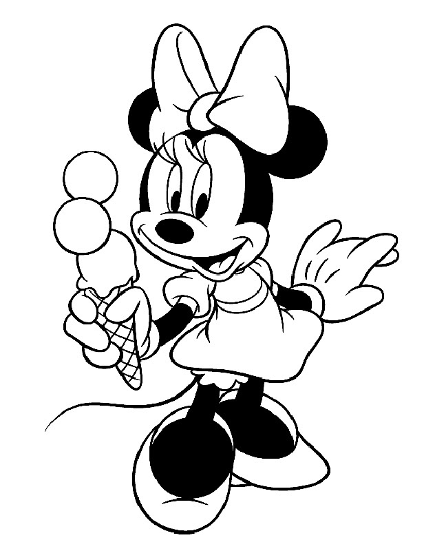 Free Minnie Mouse Face Coloring Pages, Download Free Minnie ...