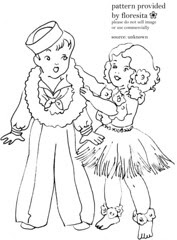 sailor boy and hula girl