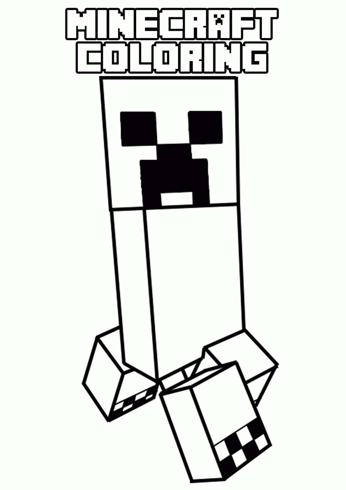 Download Printable Minecraft Coloring Pages - Coloring Home