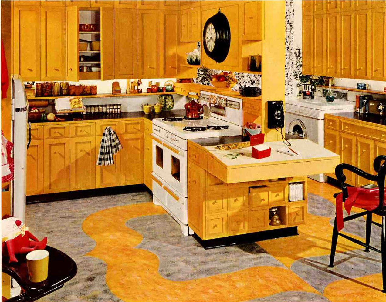 Retro Kitchen Design Sets and Ideas