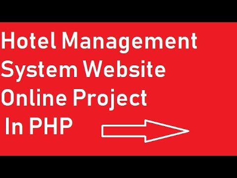 Hotel Management System Website  in PHP