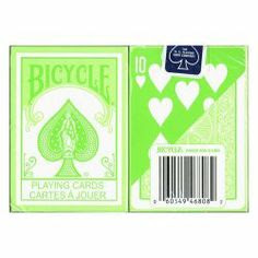 Green Pastel Bicycle Playing Cards #bttlimegreenparty light green ...