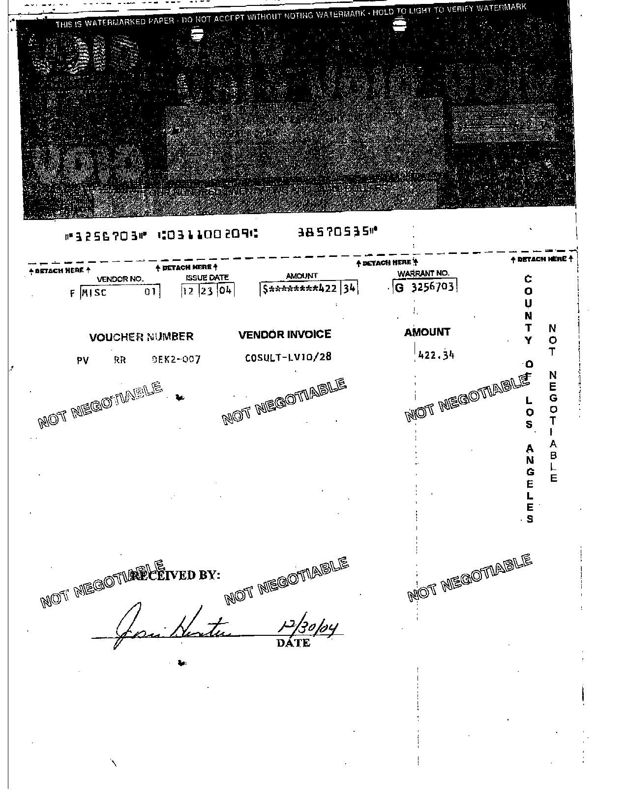 to Austin on 12/30/04.