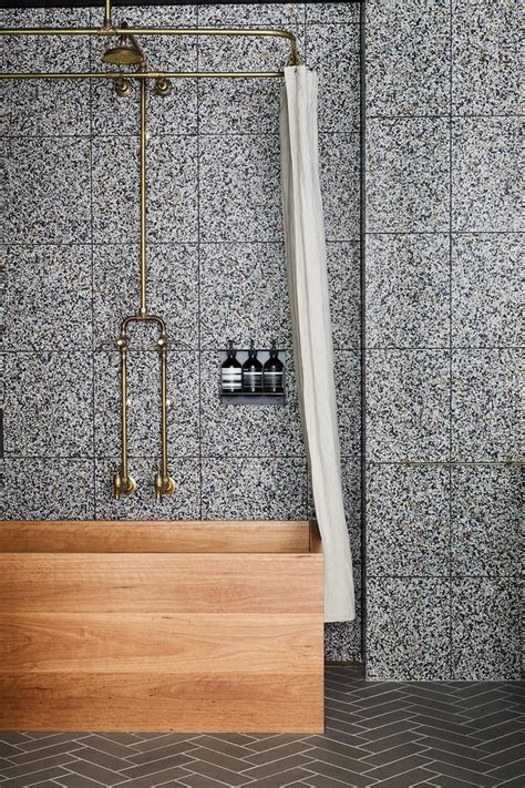 Installing a corner tub is regarded as a sensible and stylish choice for adding more spac. Gray Shower Tile Ideas for Your Bathroom | Hunker