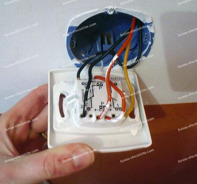 Schema branchement interrupteur double va et vient