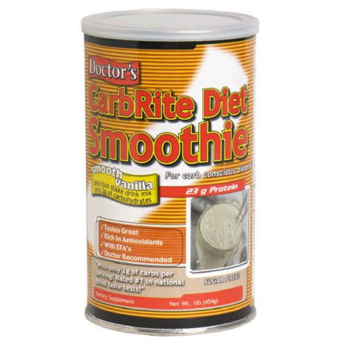 Doctor's CarbRite Diet Smoothie, Smooth Vanilla, 16-Ounce Cans