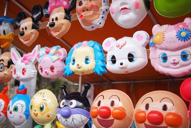 お面 縁日玩具 を通販で お面が売られる由来 ミカミオンラインショップ