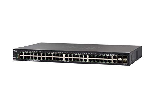 Up To 60% OFF Cisco SG350X-48 Stackable Managed Switch with 48 Gigabit Ethernet (GbE) Ports, 2 x 10G Combo + 2 x SFP+, Limited Lifetime Protection