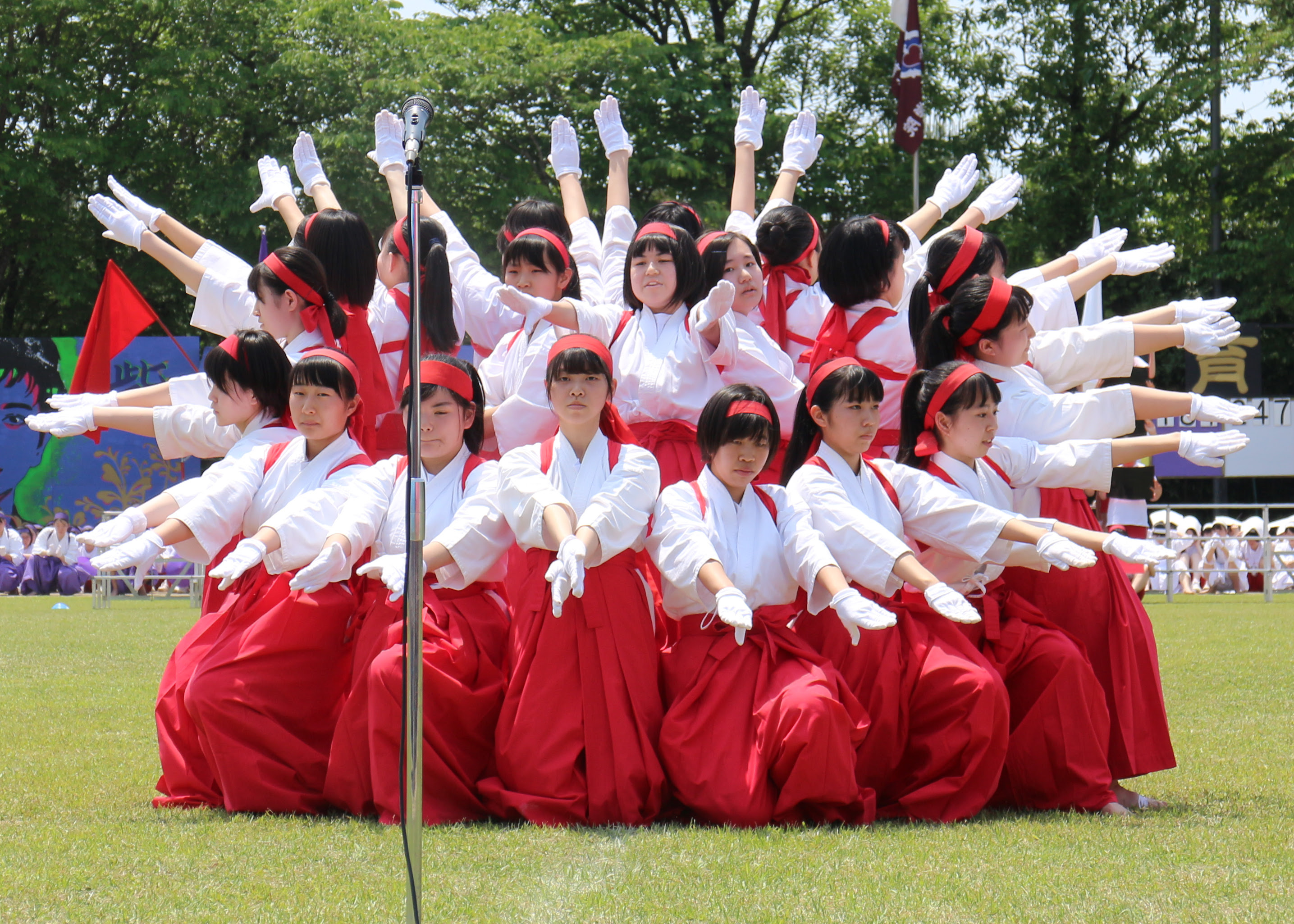 中学 高校 令和元年初の体育祭 5 12 日 中学 高校 熊本信愛女学院