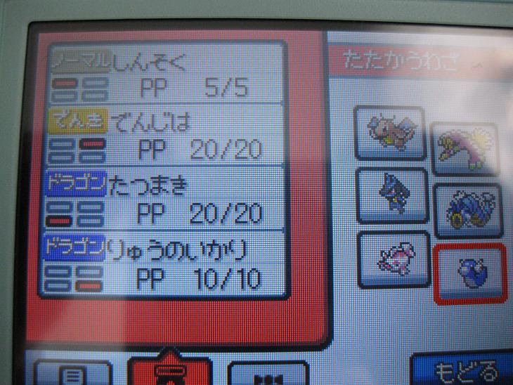 輝く虹色の羽根 ポケモン鳳凰夕龍 りゅうのほこらで長老の質問次第でしんそくを覚えたミニリュウがもらえる