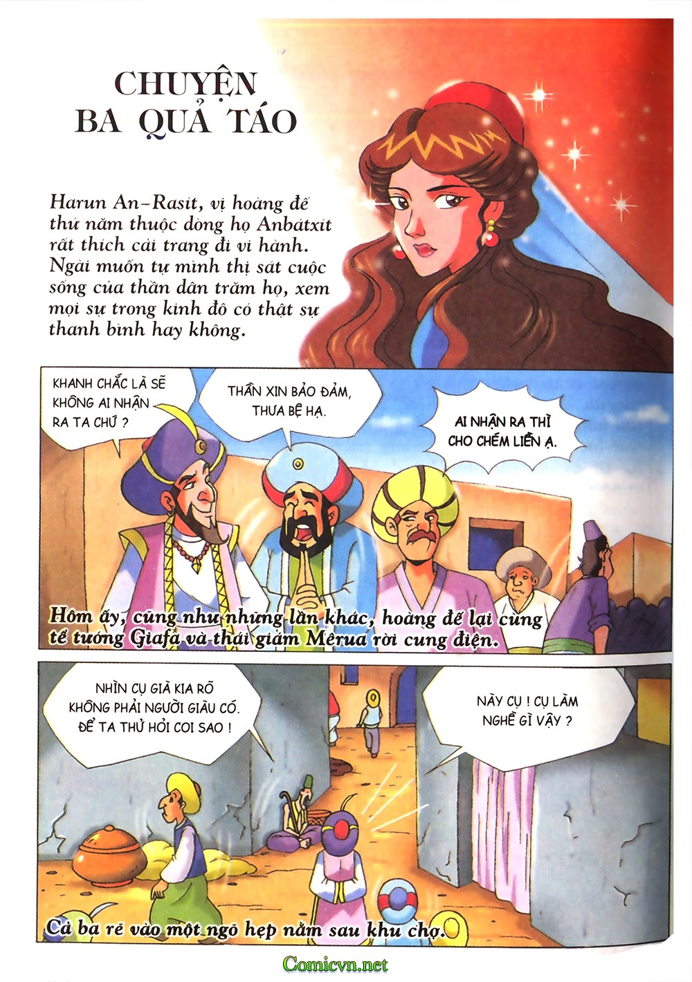Nghìn lẻ một đêm màu chap 3 - Trang 1