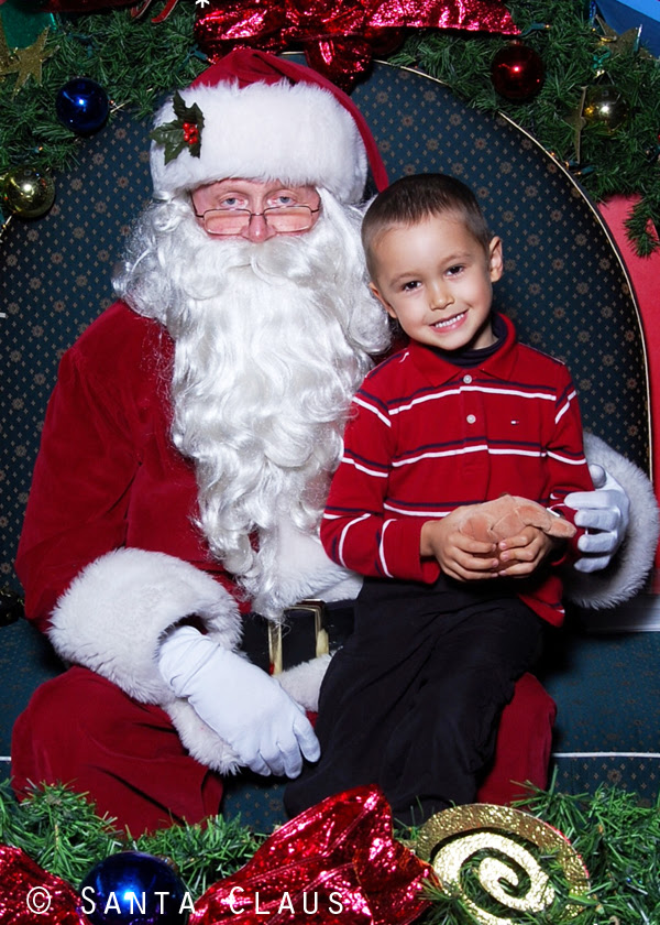 Cole and Santa 2010 blog