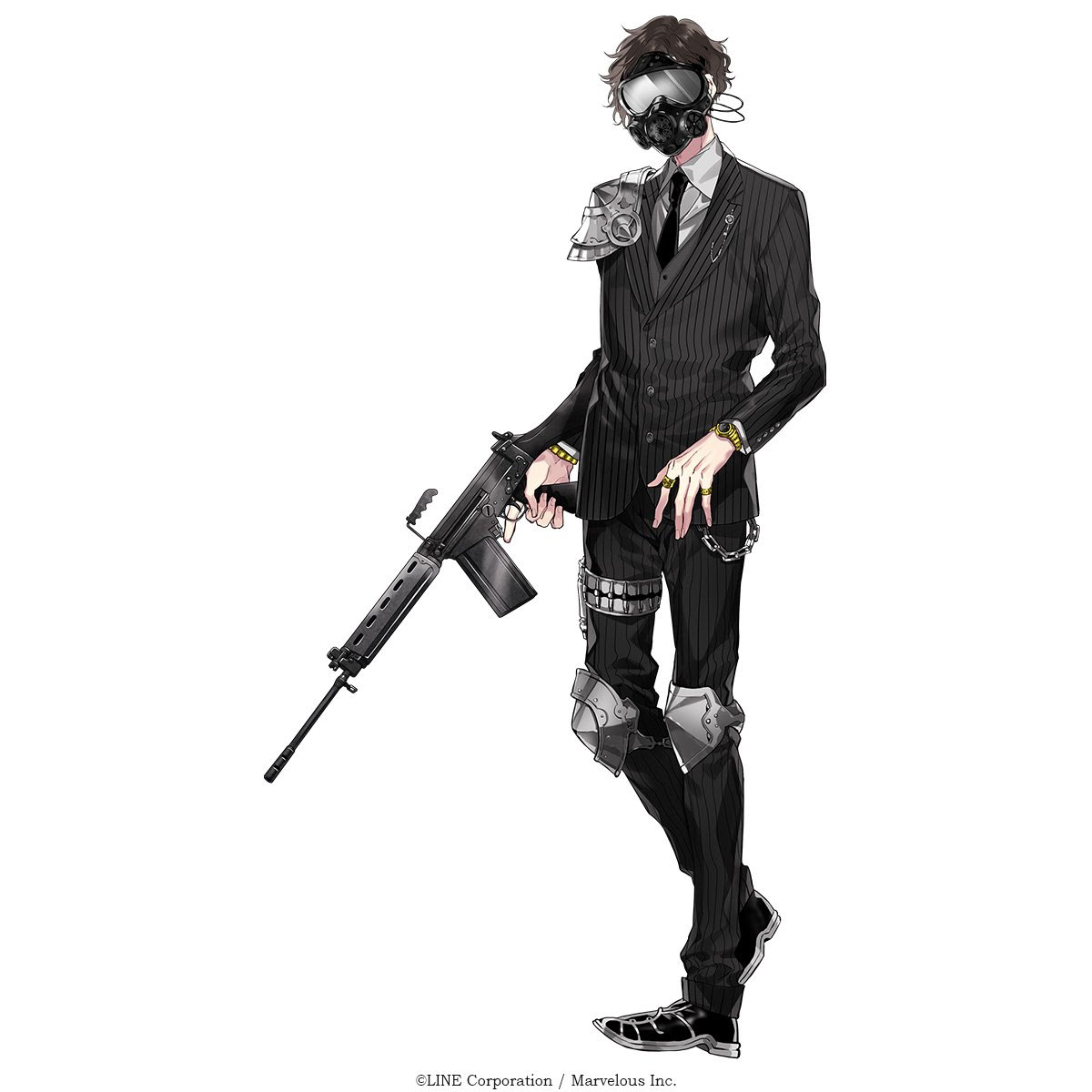 新着銃 ガス マスク イラスト かっこいい すべての動物画像