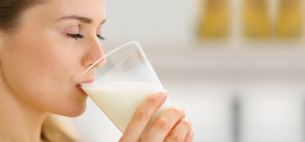 Milk benefits on the facial skin