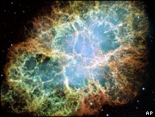 Imagem da Nebulosa do Caranguejo feita em 2005 pela Nasa (AP)
