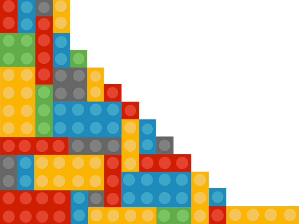 Lego Powerpoint Template 1000x750