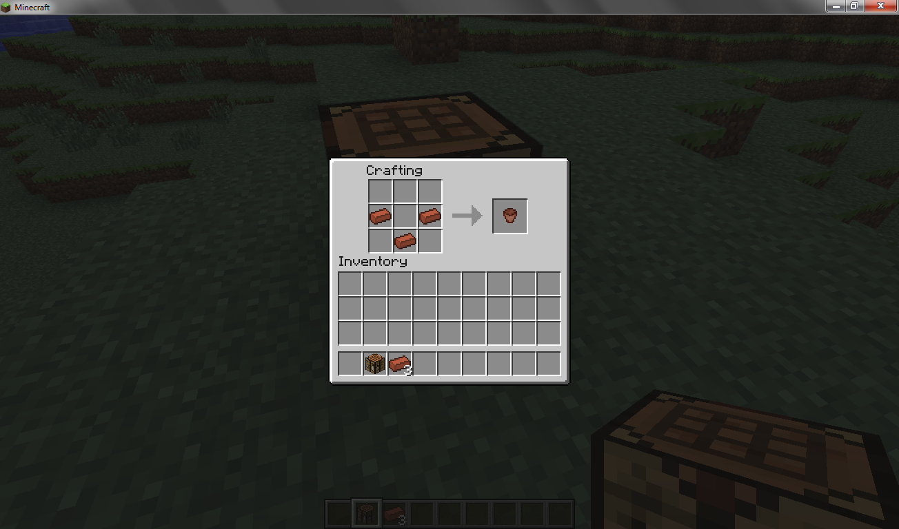 What is the title of this picture ? How to craft flower pots! : Minecraft