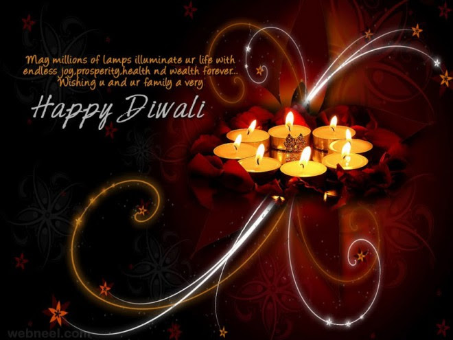 diwali wishes greeting card