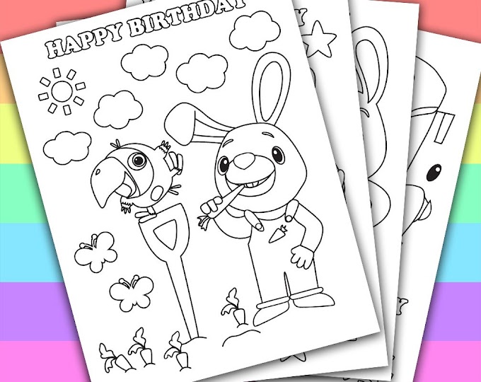 Printable Harry The Bunny