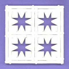 8 point stars, no color