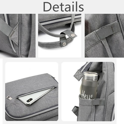 Wickeltaschen Lequeen Usb Wasserdicht Wickeltasche Babytasche Wickel Rucksack Pflegetasche Baby Novo Skelt Com Br