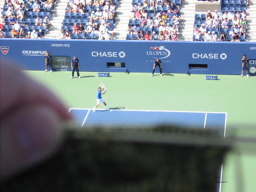Roger Federer and sock