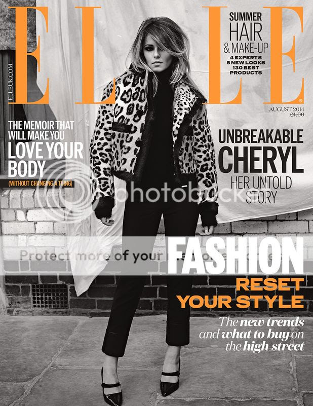 Snapshots: Cheryl Cole covers Elle magazine...