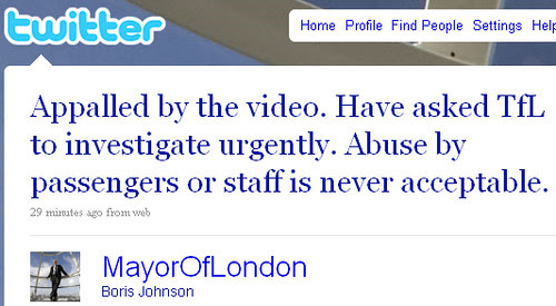 Boris Johnson appalled by video