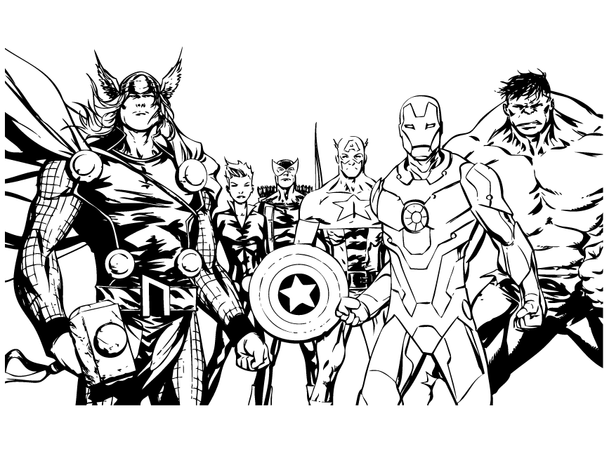 Download Avengers Coloring Pages To Print - Coloring Home