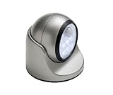 Fulcrum 20031-101 Motion Sensor LED Porch Light, Silver